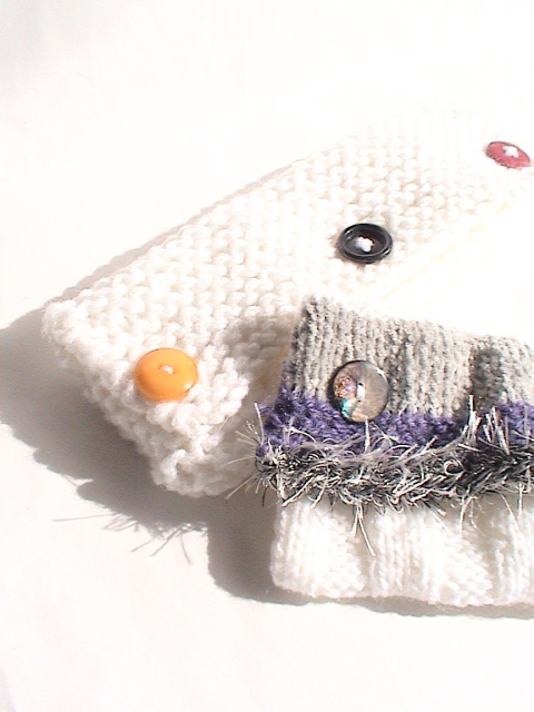 wintery knit purses
